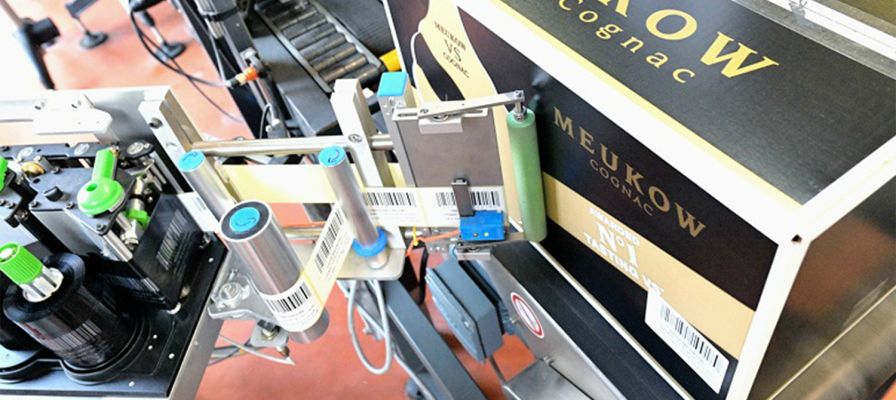 Fully Automated Package Labeling with PEX-1000 at Meukow Cognac